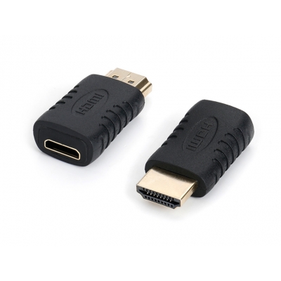 180度HDMI A公C母镀金转接头