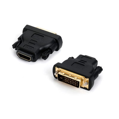 HDMI to DVI 24+1 iron shell gold-plated adapter