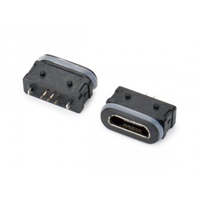 USB MICRO5P180度B型防水IP66