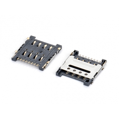 SIM card holder 8PIN uncover type